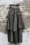 Mutedance 25 Autumn/Winter Double-layer Large Pocket Skirt Plant-dyed Highly Handmade MD-MD25FW64-dark green (MD25FW61)
